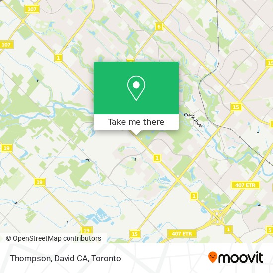 Thompson, David CA map