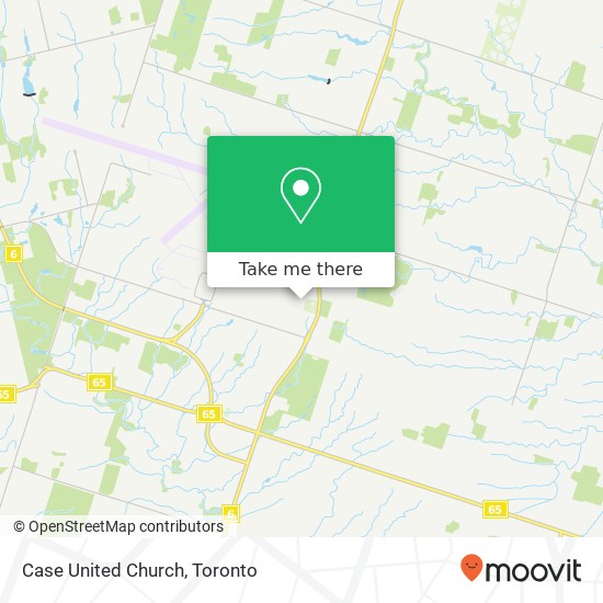 Case United Church map