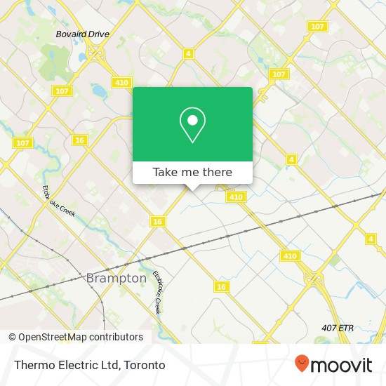 Thermo Electric Ltd map