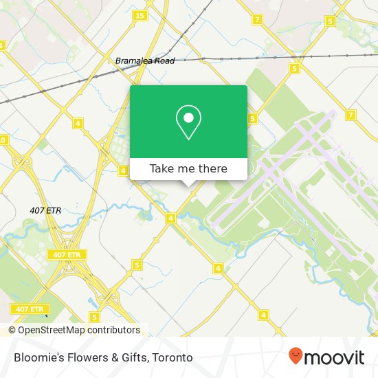 Bloomie's Flowers & Gifts map
