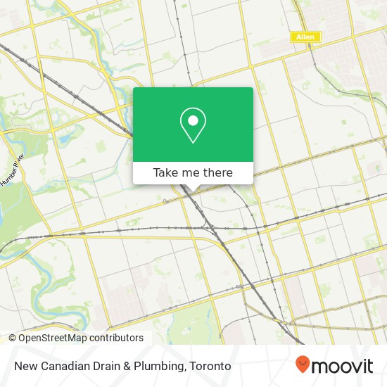 New Canadian Drain & Plumbing map