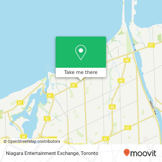 Niagara Entertainment Exchange map