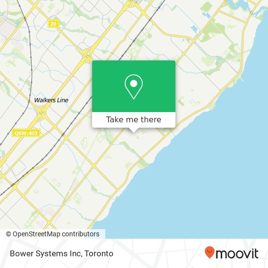 Bower Systems Inc map