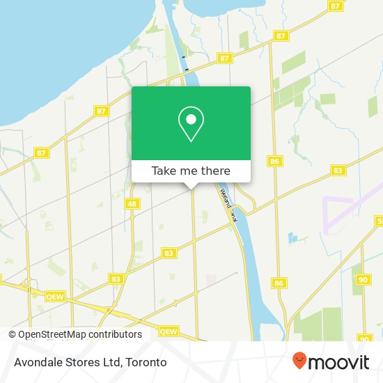 Avondale Stores Ltd map