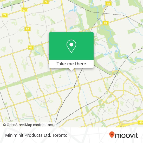 Miniminit Products Ltd map