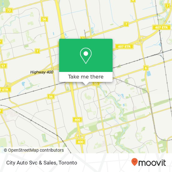 City Auto Svc & Sales map