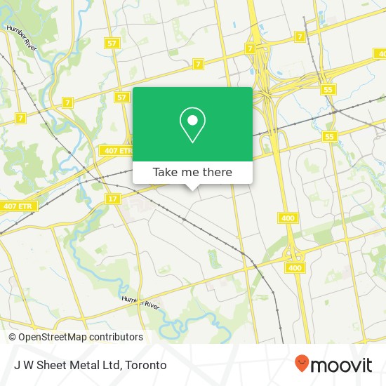 J W Sheet Metal Ltd map