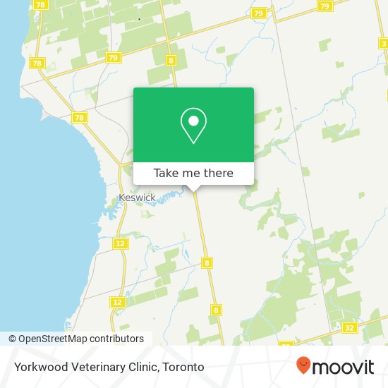 Yorkwood Veterinary Clinic map