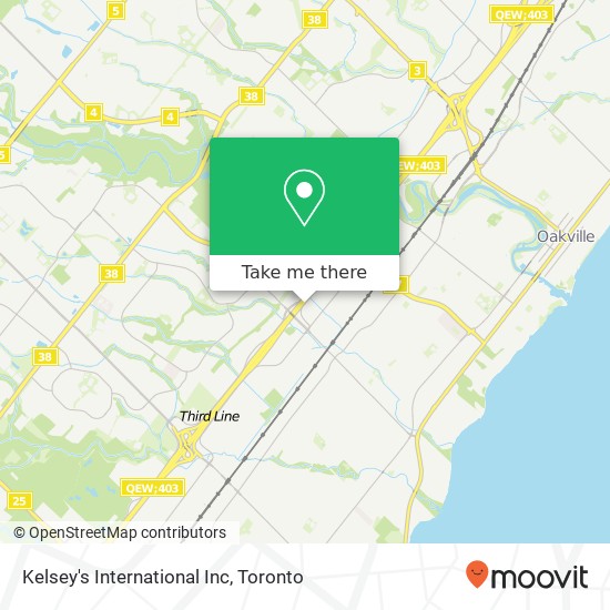 Kelsey's International Inc map