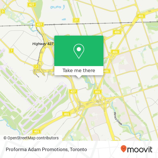 Proforma Adam Promotions map
