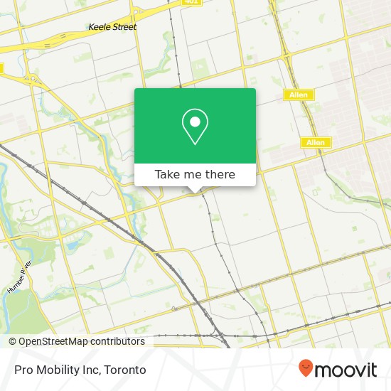 Pro Mobility Inc map