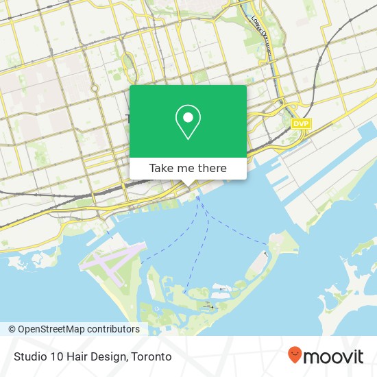 Studio 10 Hair Design map