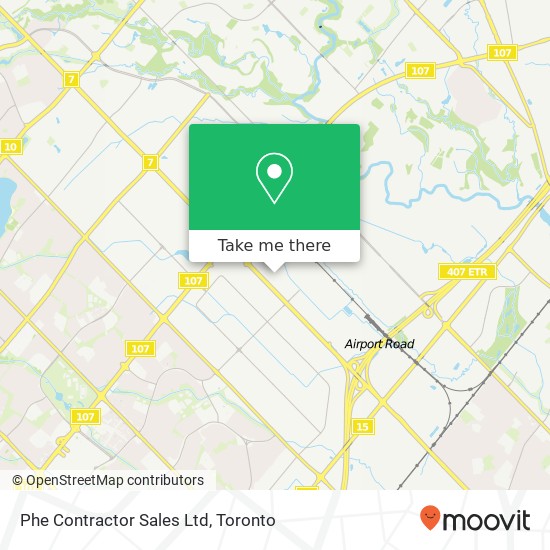 Phe Contractor Sales Ltd map