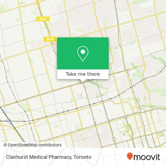 Clairhurst Medical Pharmacy map