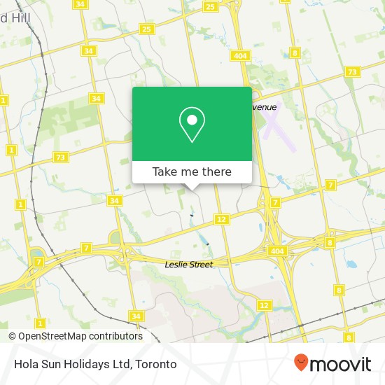 Hola Sun Holidays Ltd map