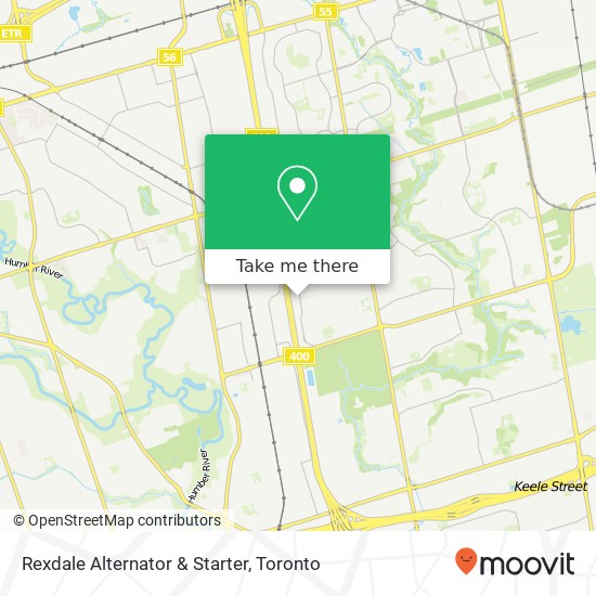 Rexdale Alternator & Starter map