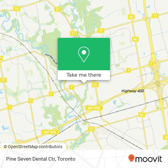 Pine Seven Dental Ctr map