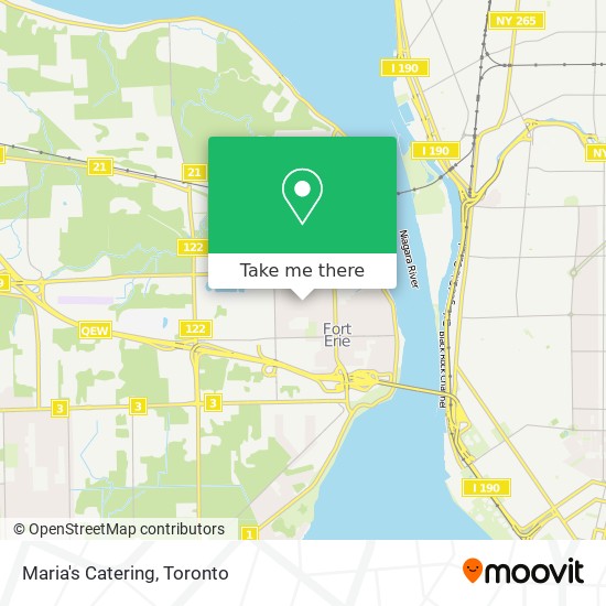 Maria's Catering map