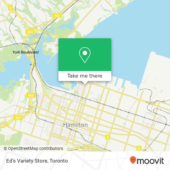 Ed's Variety Store map