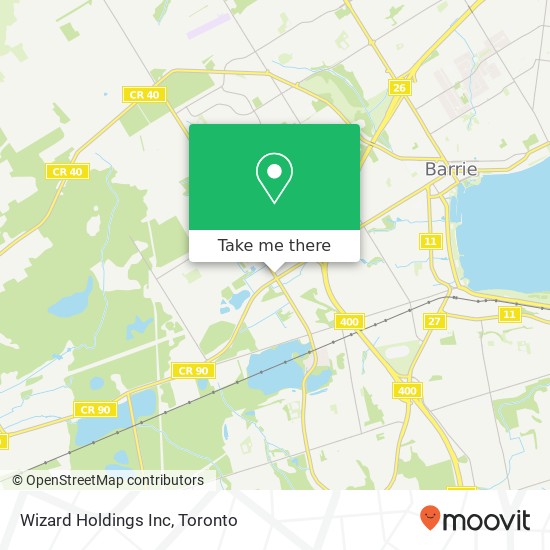 Wizard Holdings Inc map