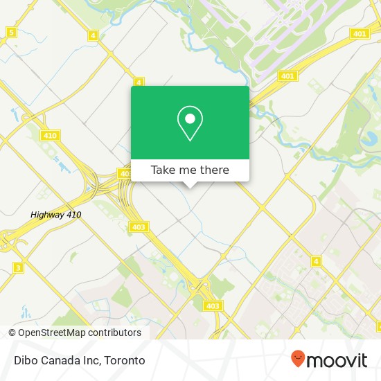 Dibo Canada Inc map