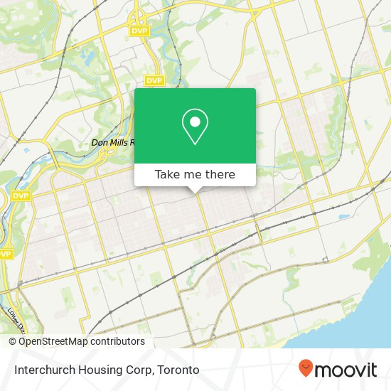 Interchurch Housing Corp map