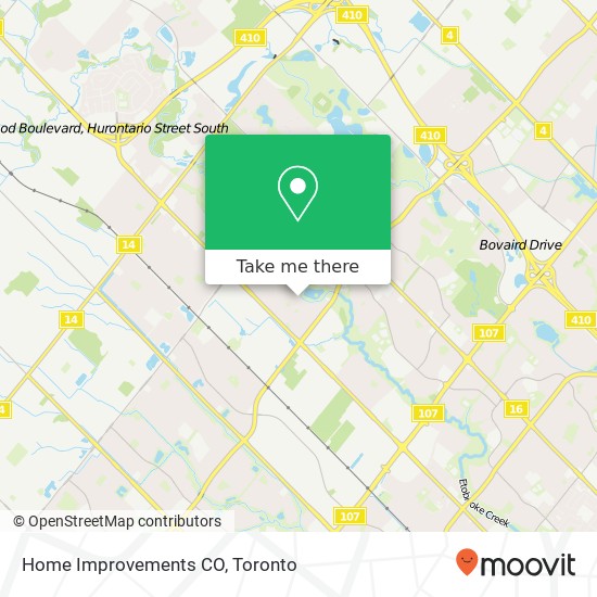 Home Improvements CO map