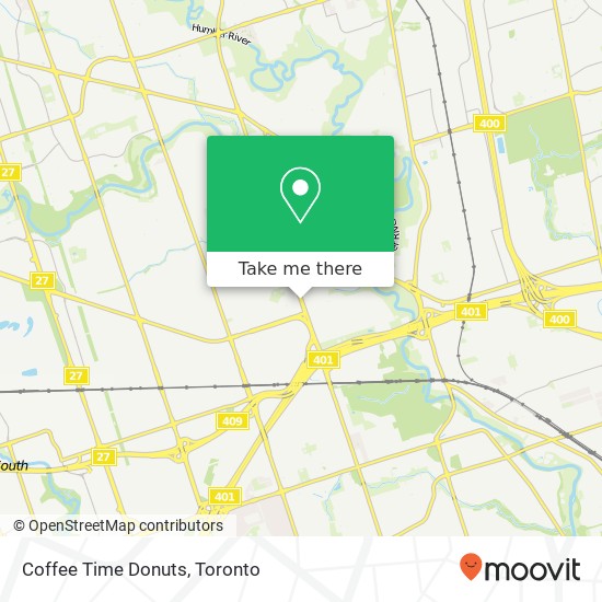 Coffee Time Donuts map