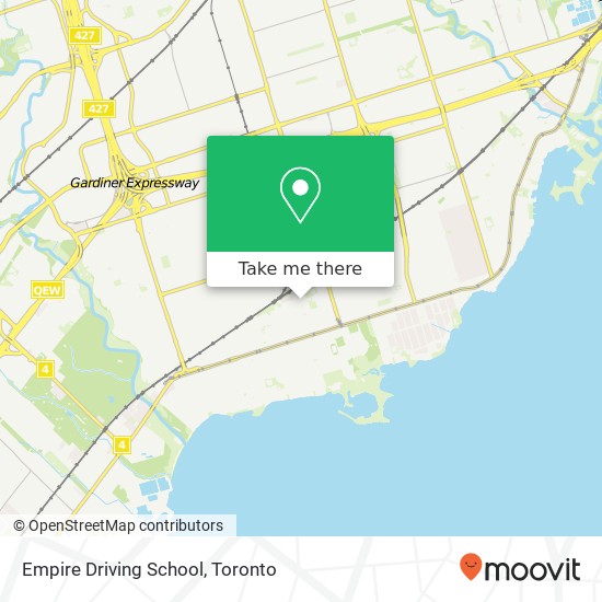 Empire Driving School map