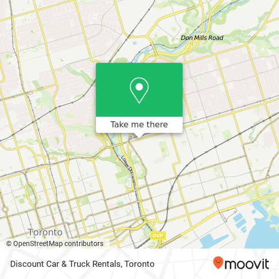 Discount Car & Truck Rentals map