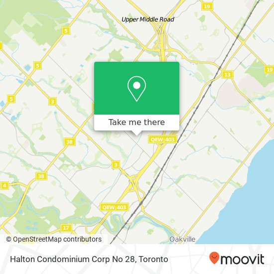 Halton Condominium Corp No 28 map