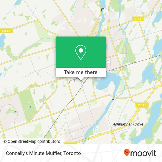 Connelly's Minute Muffler map