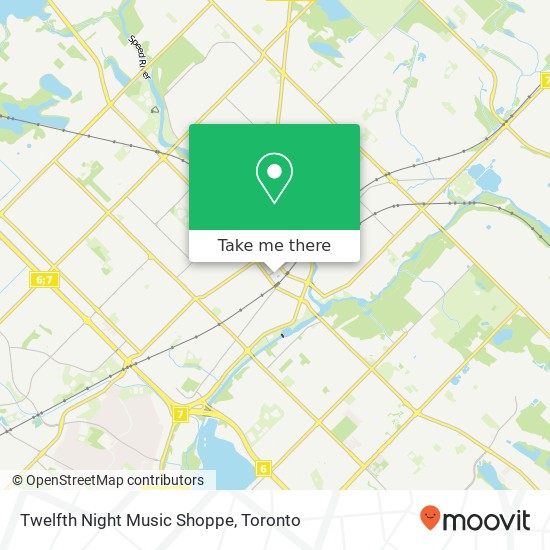 Twelfth Night Music Shoppe map
