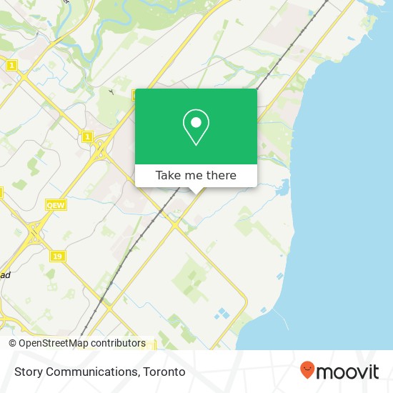 Story Communications map