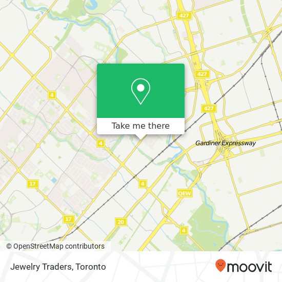 Jewelry Traders map