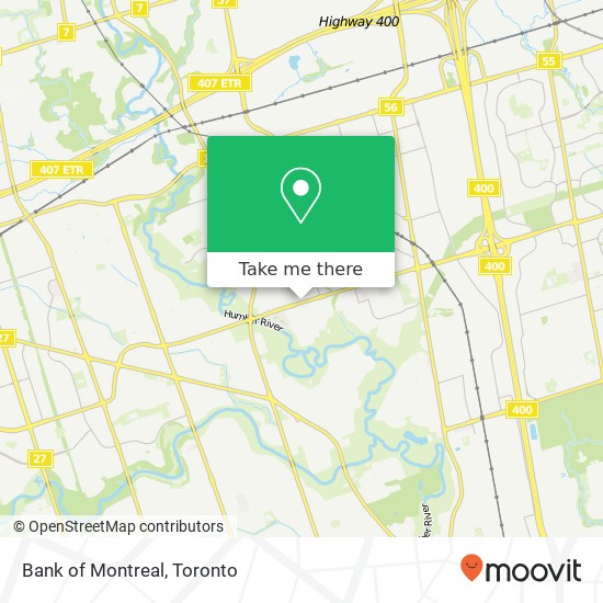 Bank of Montreal map
