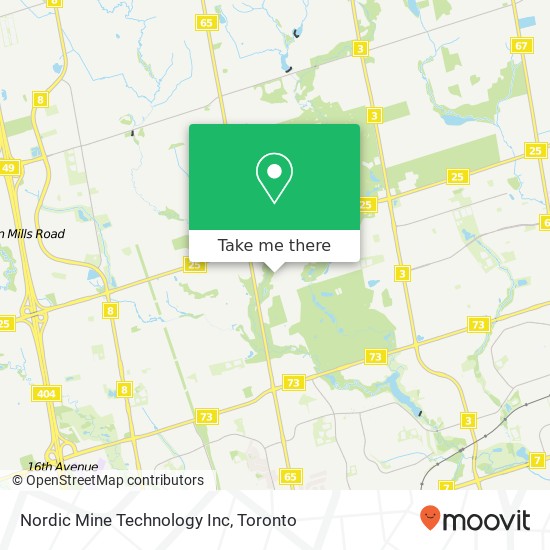 Nordic Mine Technology Inc map
