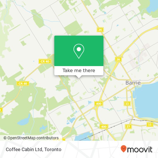 Coffee Cabin Ltd map
