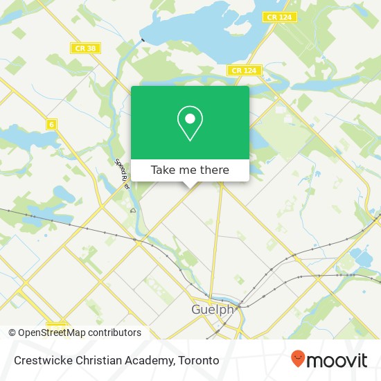 Crestwicke Christian Academy map