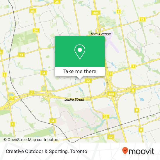 Creative Outdoor & Sporting map