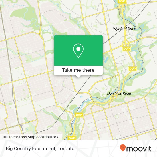 Big Country Equipment map