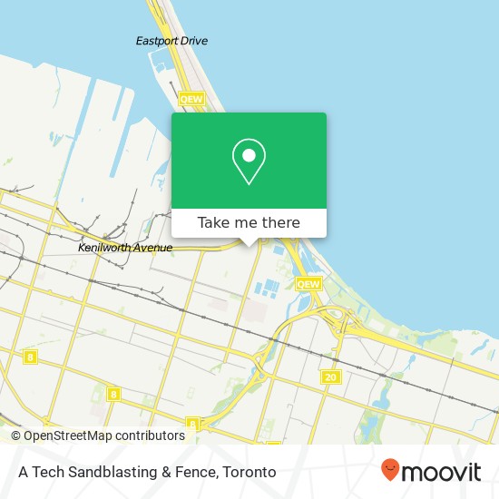 A Tech Sandblasting & Fence map