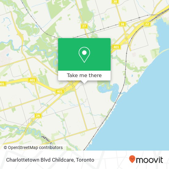 Charlottetown Blvd Childcare map