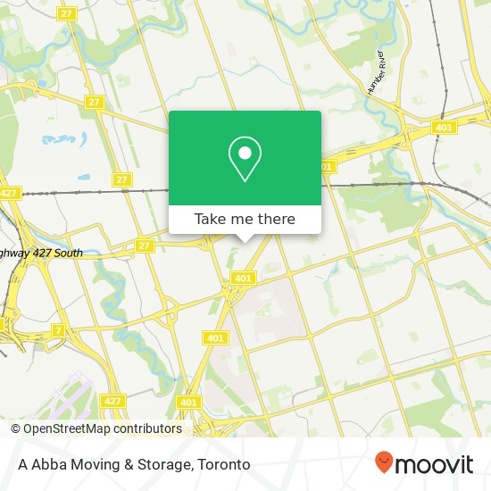 A Abba Moving & Storage map