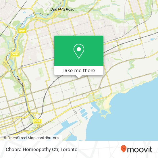 Chopra Homeopathy Ctr map