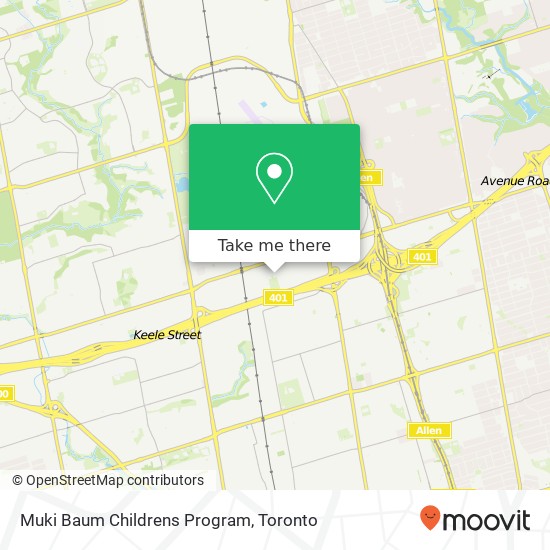 Muki Baum Childrens Program map
