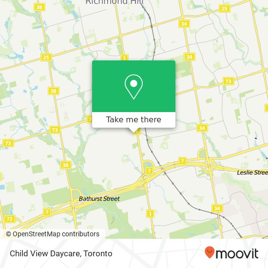 Child View Daycare map