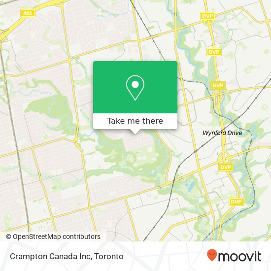 Crampton Canada Inc map