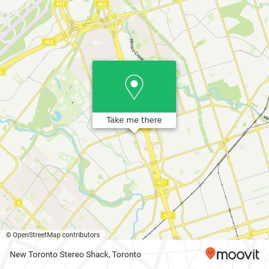 New Toronto Stereo Shack map