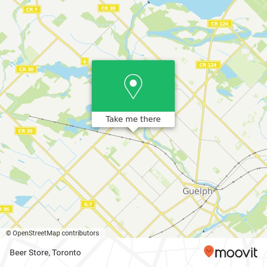 Beer Store map